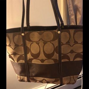 Authentic coach tote bag